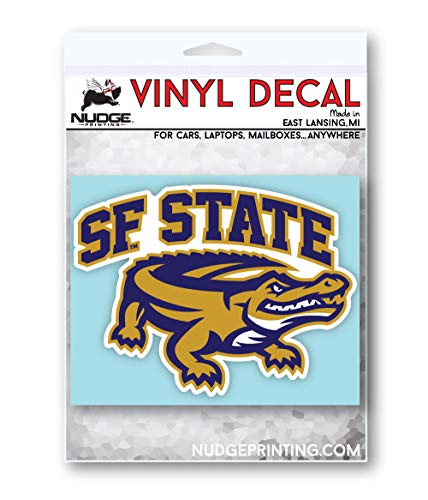 Image of Collegiate NCAA Car Decal Made from Premium Weatherproof Vinyl (San Francisco State University)