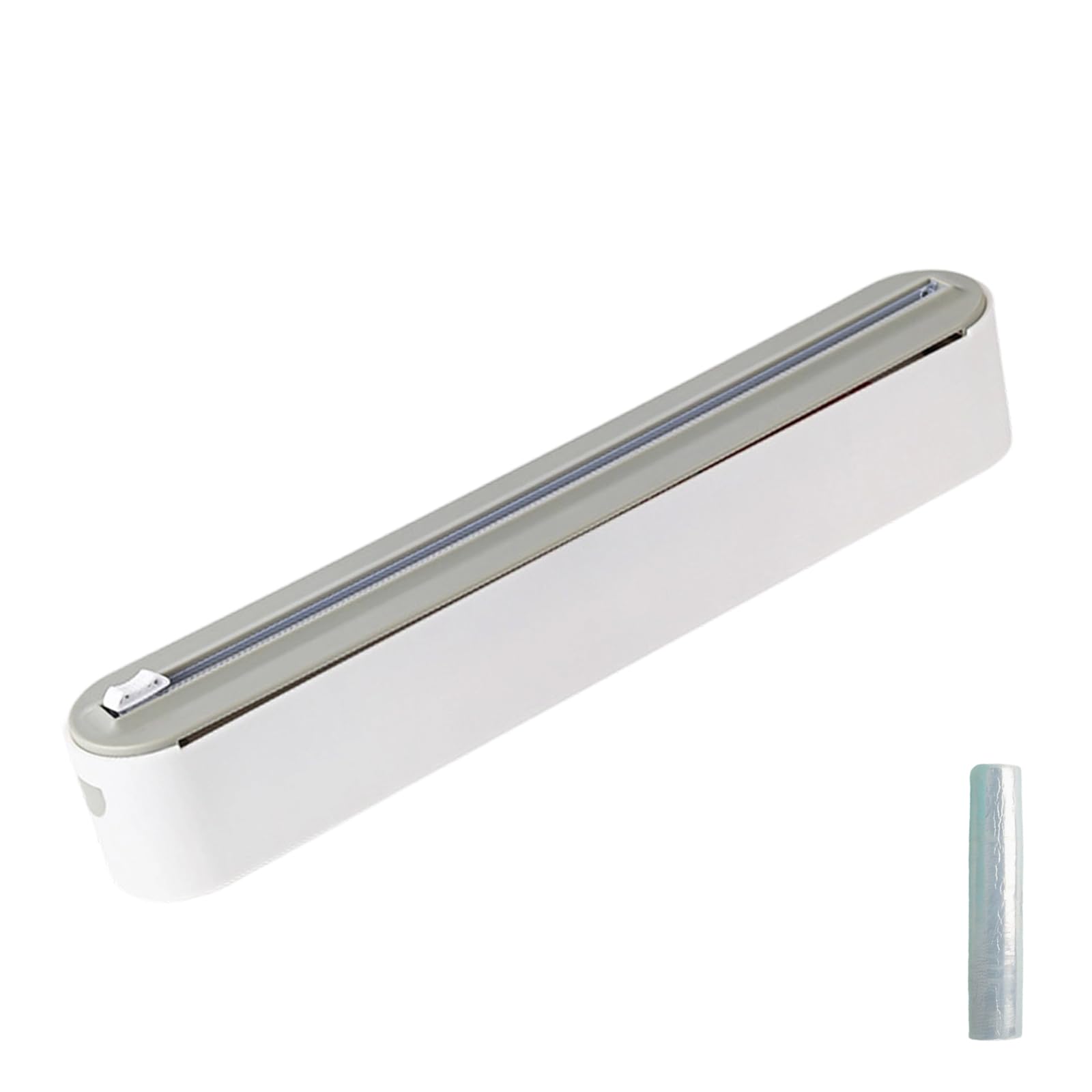 TFAOYS Food Cling Film Cutter Wrap Dispenser with Slide Tin Foil Stretch Organizers Kitchen Tool Food Cling