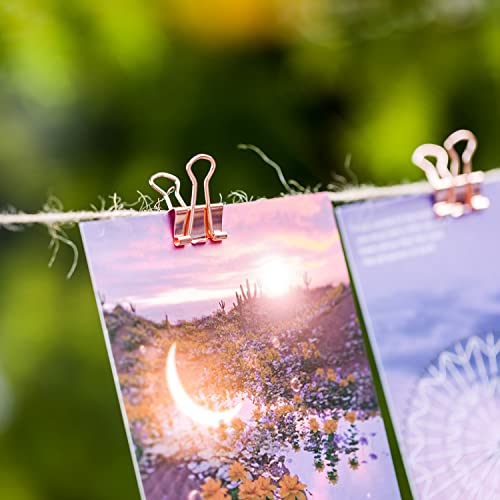 Mr. Pen- Binder Clips, Small Binder Clips, 50 Pack, 0.75 In, Rose Gold, Small Clips, Paper Binder Clips, Binder Clips Small Size, Small Paper Clips, Office Clips, Micro Binder Clips, Mini Binder Clips #TOP5