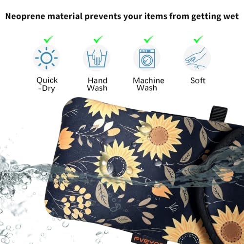 Image of Neoprene Phone Sleeve Pouch Case Bag for Men Women w /Crossbody Strap /Neck Lanyard for iPhone 17 /16 /15 /14 Pro Max, Samsung S25,Pixel 10
