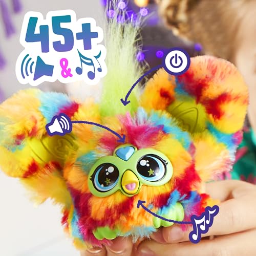 image for Furby Furblets Pix-Elle Mini Friend, 45+ Sounds, Gamer Music & Furbish