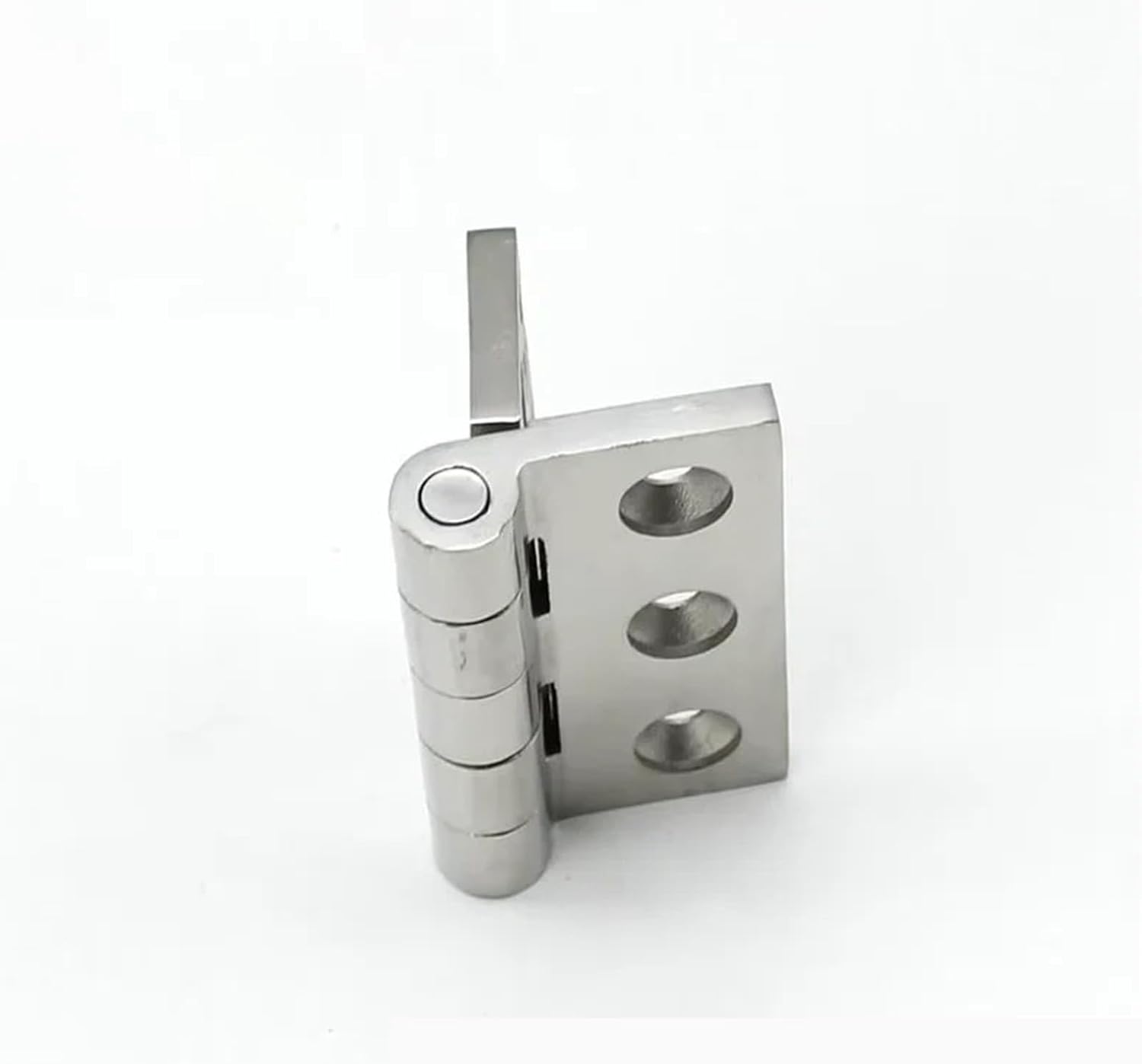 Heavy-Duty Hinge for Industrial Equipment Cabinet Doors Thickened with Bearings Folding Design 1Pcs(75x50mm)