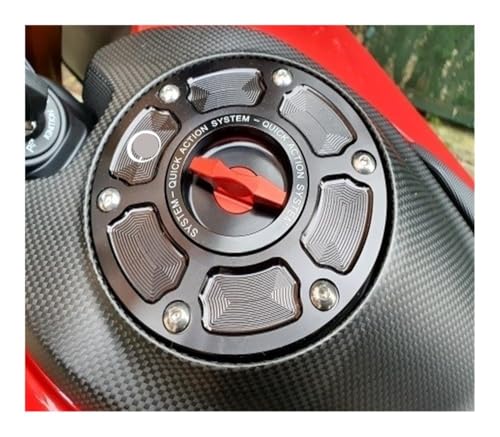 Bouchon de réservoir de carburant rapide moto finition aluminium