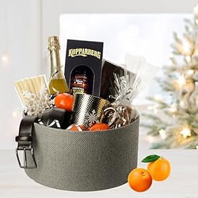 Buy the Spiced Apple Cider Gift Set – Premium Kopparberg Apple Spice Cider 500ml with Ceramic Mug, Mini Liqueurs, Tablets & Sharing Chocolate Hamper Perfect for Women – Topline