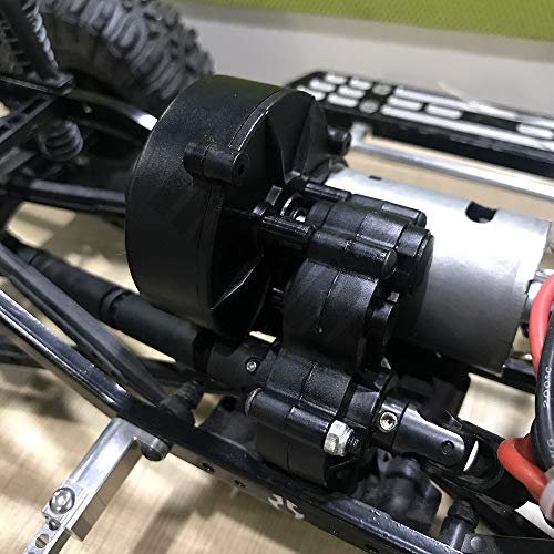 Injora Complete Center Gearbox Transmission Box With Gear For Axial Scx10 Scx10 Ii 90046 90047 1/10 Rc Crawler Car,Plastic #TOP5