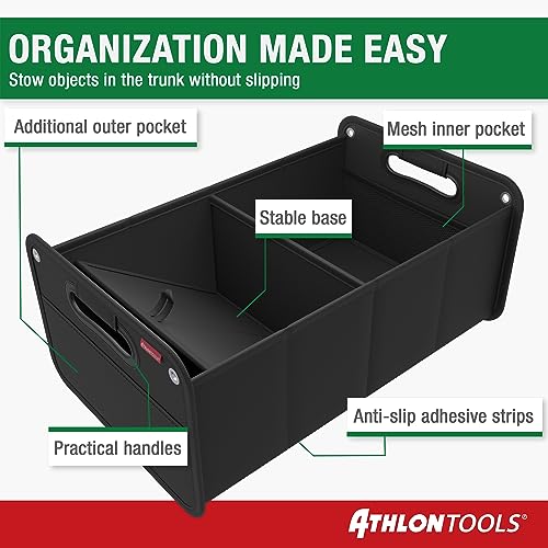 ATHLON TOOLS Foldable boot bag - Organiser, box - Reinforced, stable - Fastening strips 3 ATHLON TOOLS Foldable boot bag - Organiser, box - Reinforced, stable - Fastening strips - Image 3