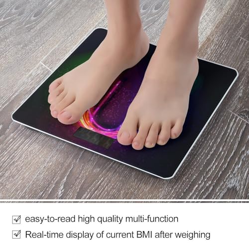 Báscula Digital de Baño con Diseño Rainbow Neon miniatura 5