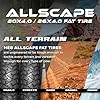 HEB ALLSCAPE 20x4.0 in Fat Tire for E-Bike MTB, Heavy Duty High-Performance Puncture Resistant E-Bike Mountain Bike Tire, All-Terrain Directional Tread, High-Density Tire for Street & Trail Riding #4
