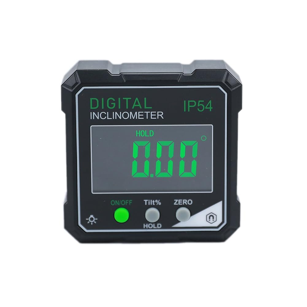 IJSDNVJNDX Mini Digital Angle Finder 360° IP54 Waterproof Electronic Bevel Inclinometer Measuring Tool Protractor with Magnetic Base