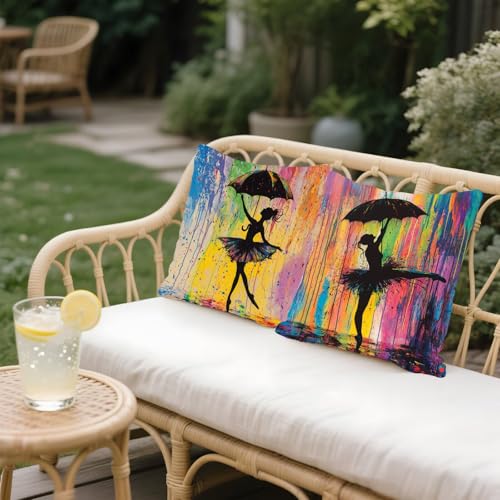 Coussins de jardin imperméables 45x45 cm avec fermeture éclair invisible