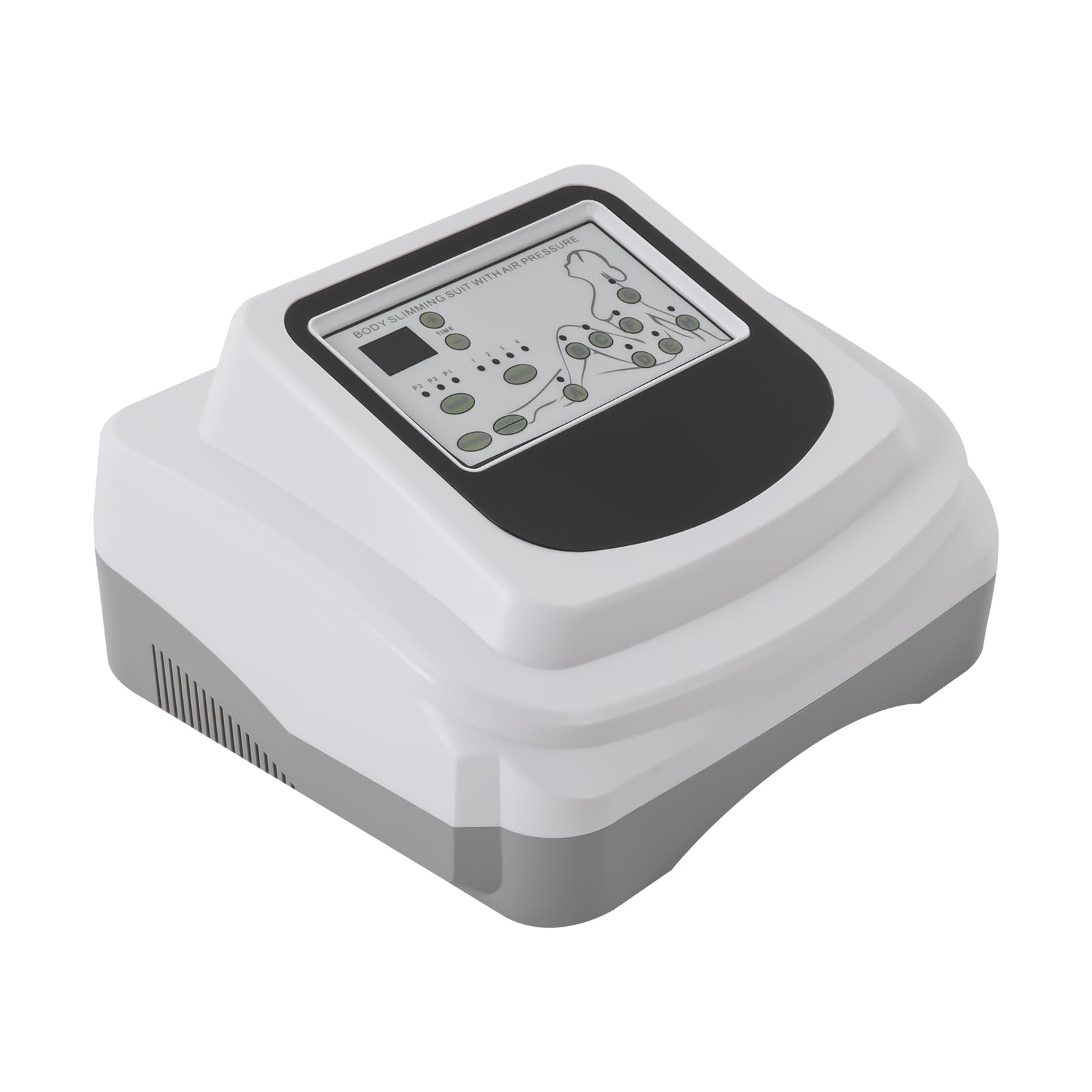 Lymphdrainage Gerät Beine Compression Boots 3 Modi 5 Intensitätsstufen, Beinmassagegerät Mit LCD Display, Luftdruckmassage Für Beine Arme Taille, Body Shaping Massagegerät Für Zuhause Fitness Spa