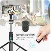 Coverzone Bluetooth Controlled Phone Tripod – Adjustable Height Selfie Stick, Desktop and Portable Design, P170 Suitable for Home, Studio, Holiday, Camping and Outdoor Shooting