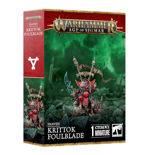 Skaven Krittok Foulblade Warhammer Age of Sigmar juego miniaturas kit modelo