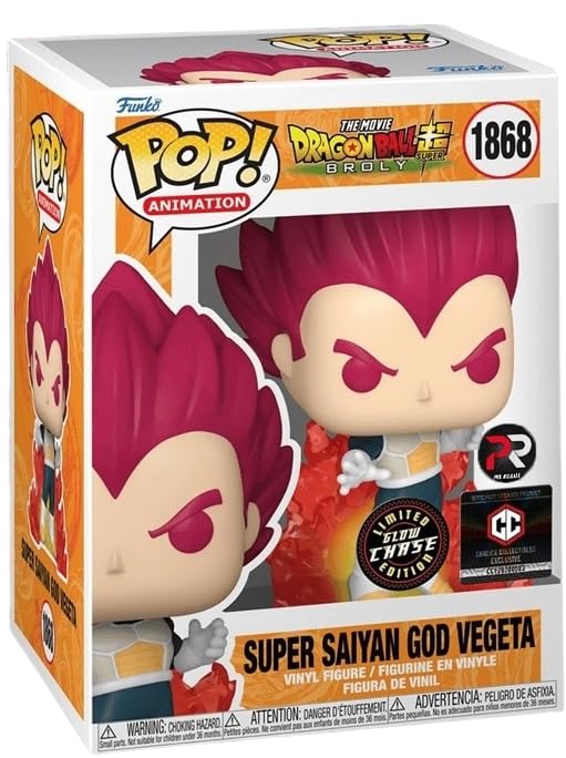 funko POP 1868 SSG ベジータ　（蓄光チェイス版） Amazon.com: POP! Dragon Ball Super: Broly - Super Saiyan God