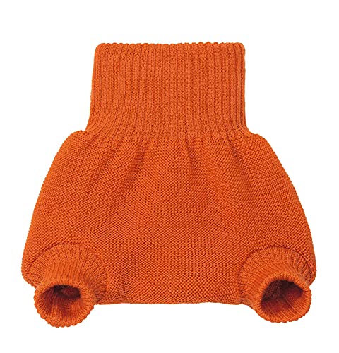 Culotte de protection orange DISANA en pure laine Mérinos haut de gamme 6-12 mois