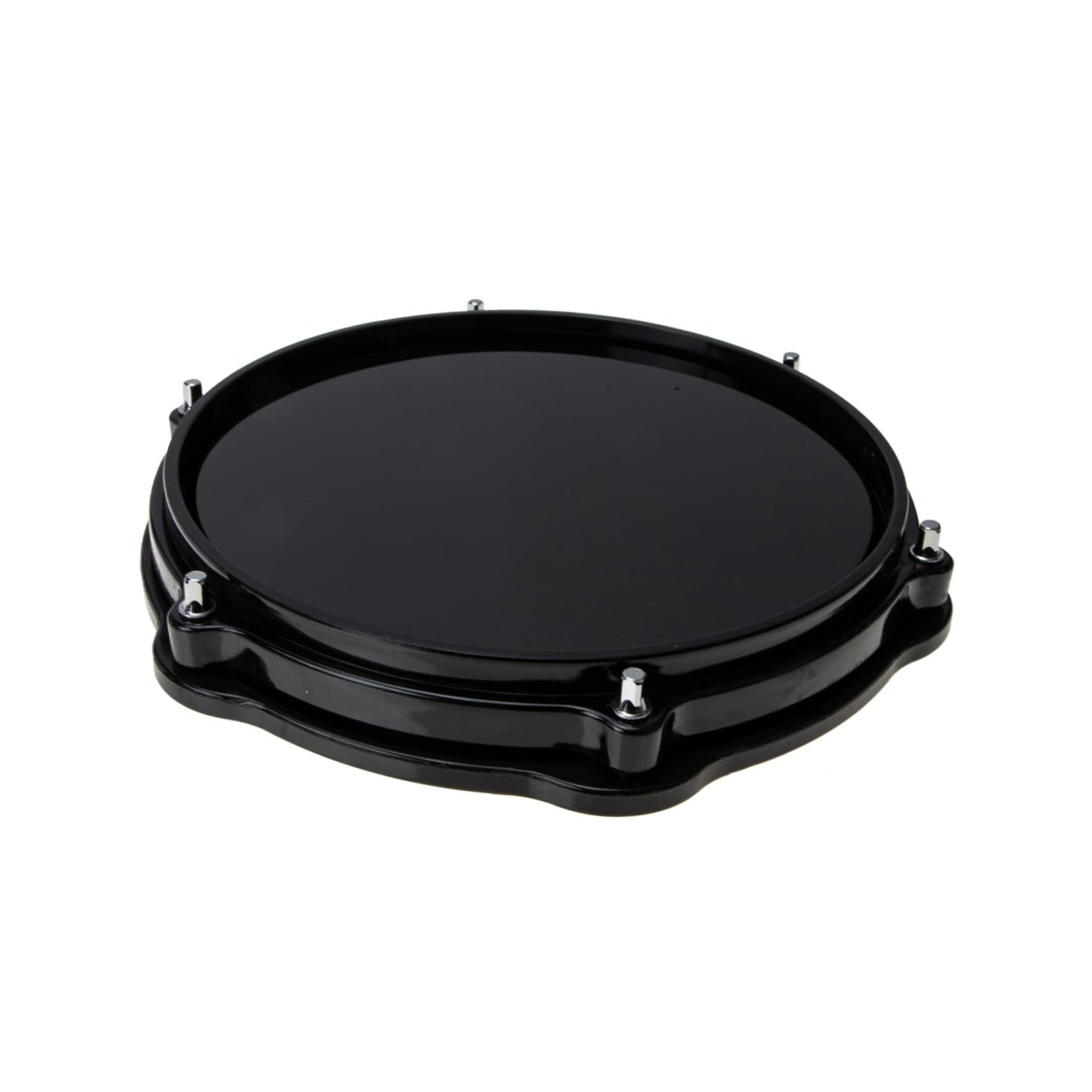 LIFKOME Almohadilla de Práctica de Batería de 10 Pulgadas de Goma, Pad para Principiantes Superficie Realista, Accesorio para Reducción de Volumen Adecuado para Entrenamiento en Casa