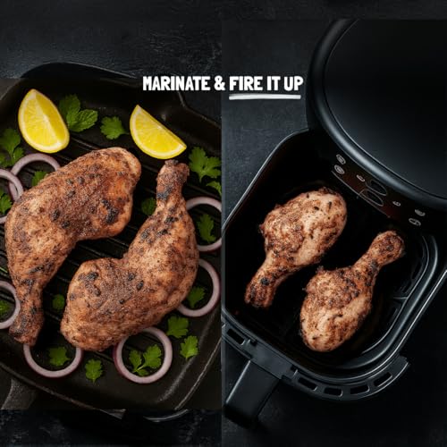 Image of KILRR Chicken Marination Masala - Afghan ka Shaitan | Pack of 4 (Marinates 250g Chicken per Pack) | 1- Min Killer Marinade Masala for Tikka, Adhgani Chicken | Just Add Water & Oil | No Preservatives or Additives