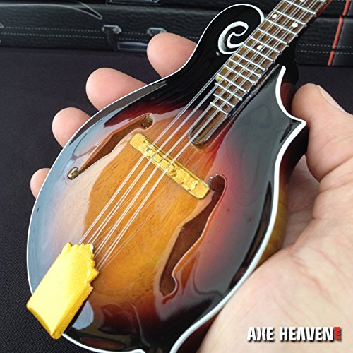 Classic Folk Bluegrass Mandolin Miniature Handmade Replica #TOP4