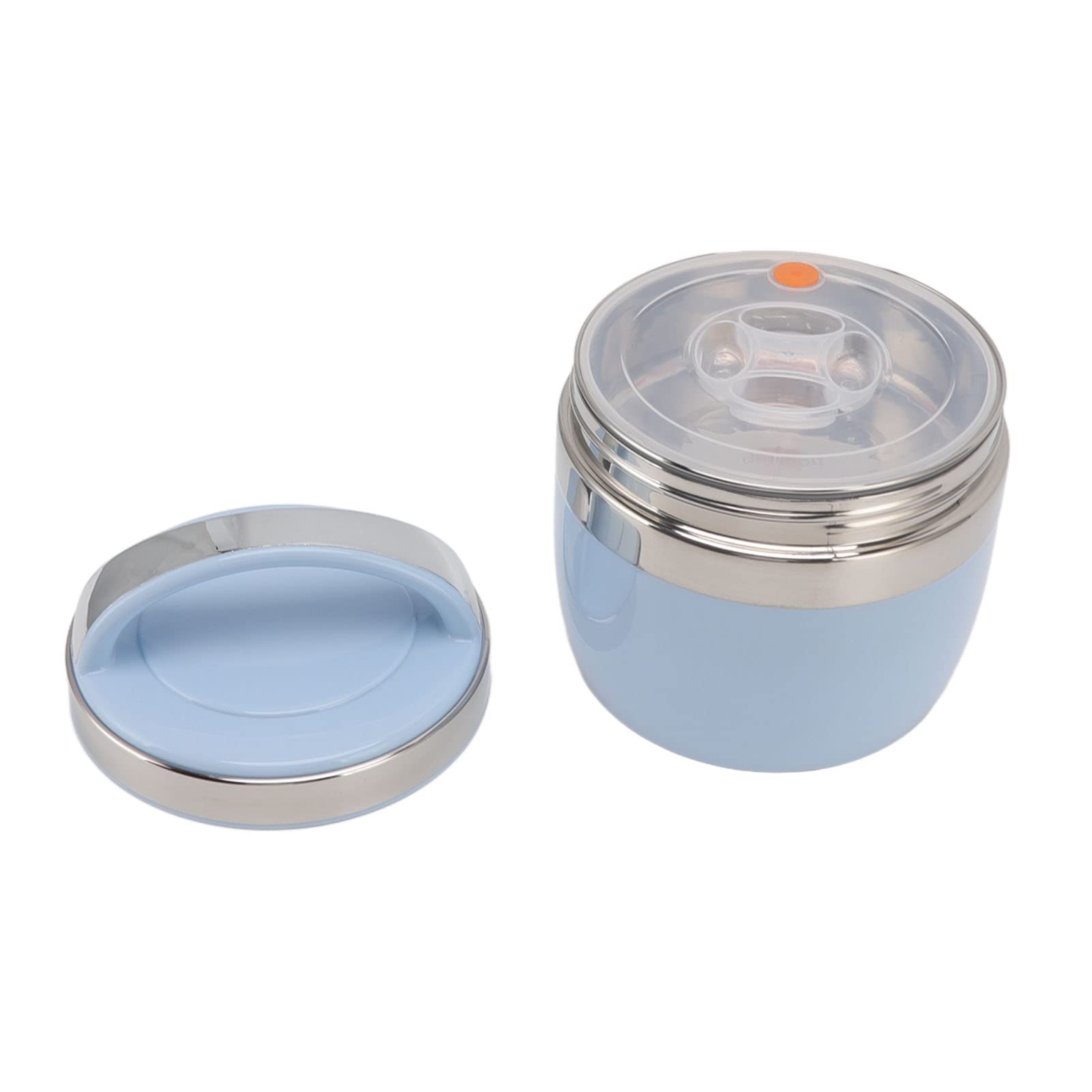 Isolierter Lebensmittelbehälter 1,5L, Langlebiger Stahl, for Mahlzeiten | Vakuum-Doppelwandtechnologie, auslaufsicher, hält Lebensmittel warm, ideal für Arbeit, Reisen