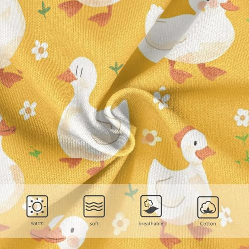 Wusikd White Baby Ducks Girls' Underwear Cotton Girls Briefs Soft Toddler Underwear 2T3