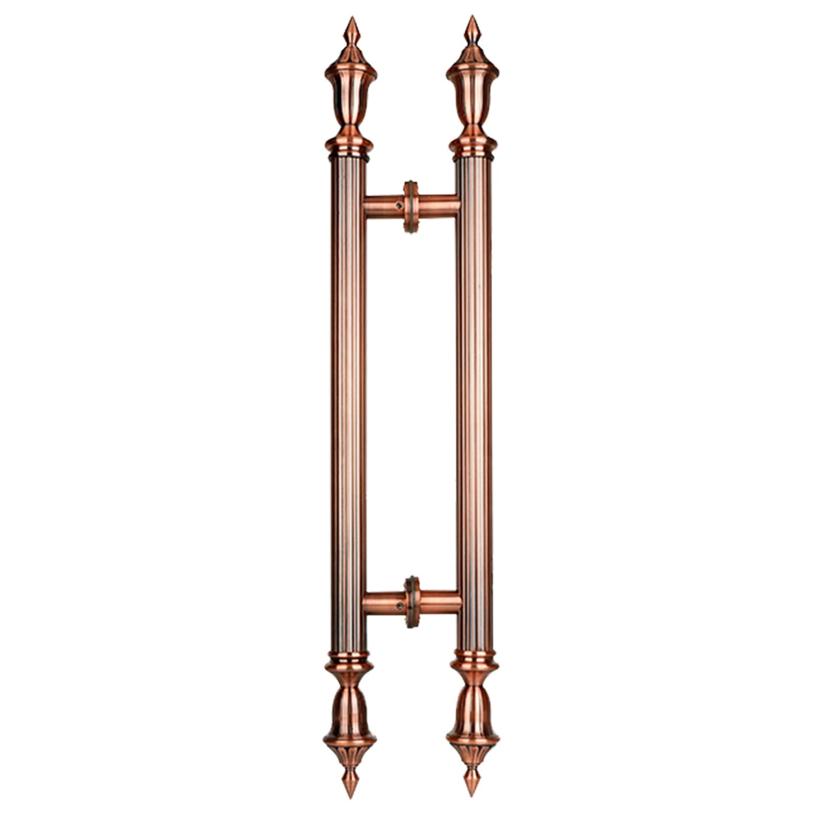 Sjzhuyue Bronze 304 Stainless Steel Round Tube Glass Door Handle Multicolor 60-120 Cm(,120Cm/47In(70Cm/28In))