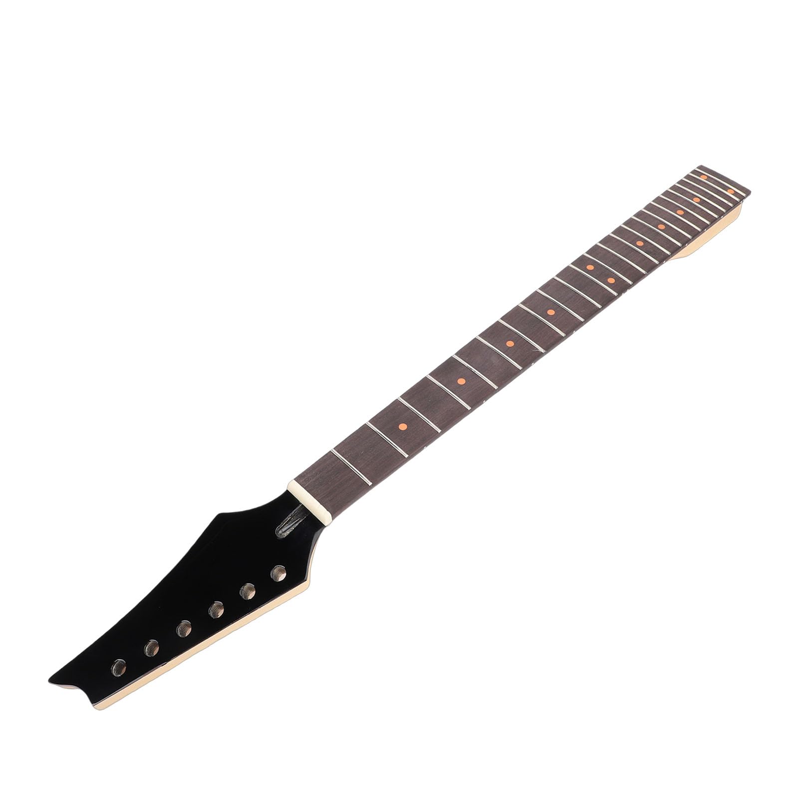 Manico per Chitarra Elettrica a 24 Tasti, Manico di Ricambio per Tastiera in Acero e Palissandro, per Progetto Chitarra Fai da Te