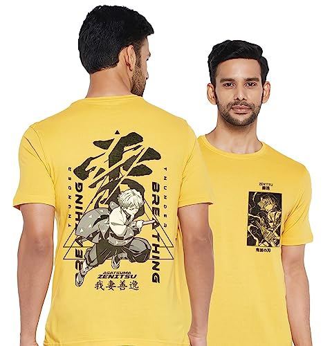 Image of crazymonk Demon Slayer Agastuma Zenistu Anime Oversized T-Shirt