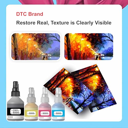 Image of Duplex DTC Ink Compatible for Brother BT6000Bk / BT5000 DCP T310, T300, T510, T500, T910, T710, T400W, T450W, T300W, T800W, T700, T810 Printer (BT5000 Ink Set)