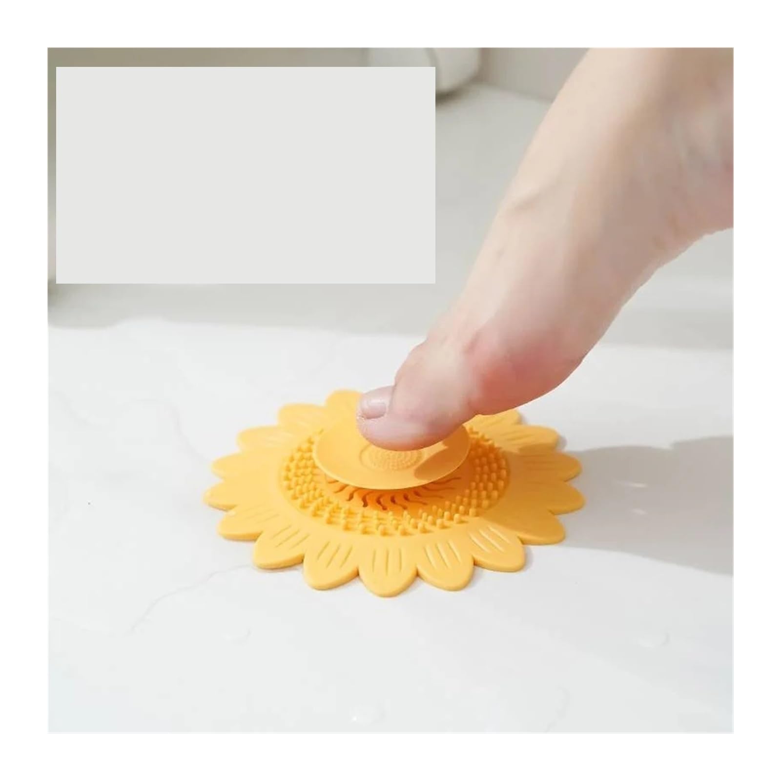 6Pcs Flower Floor Drain Deodorant Filter Pad Cover Washbasin Sink Für Küche(Green)