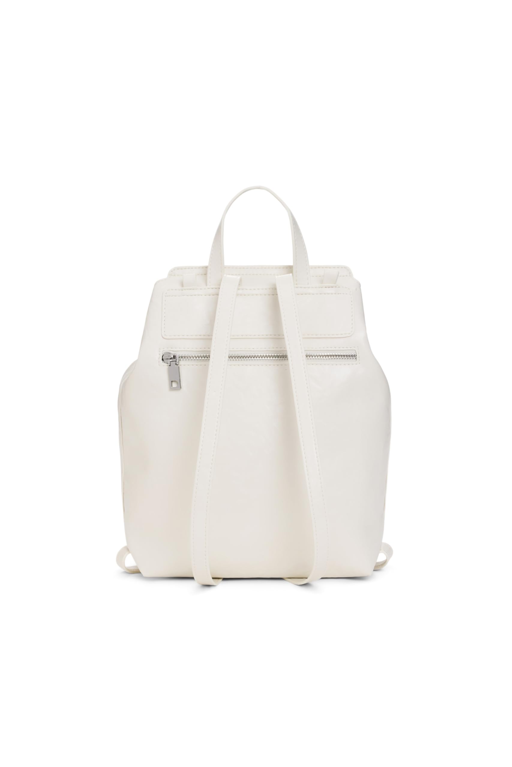 Desigual mochila de ocio Half Logo Luena Mini Backpack Beige Crude crema