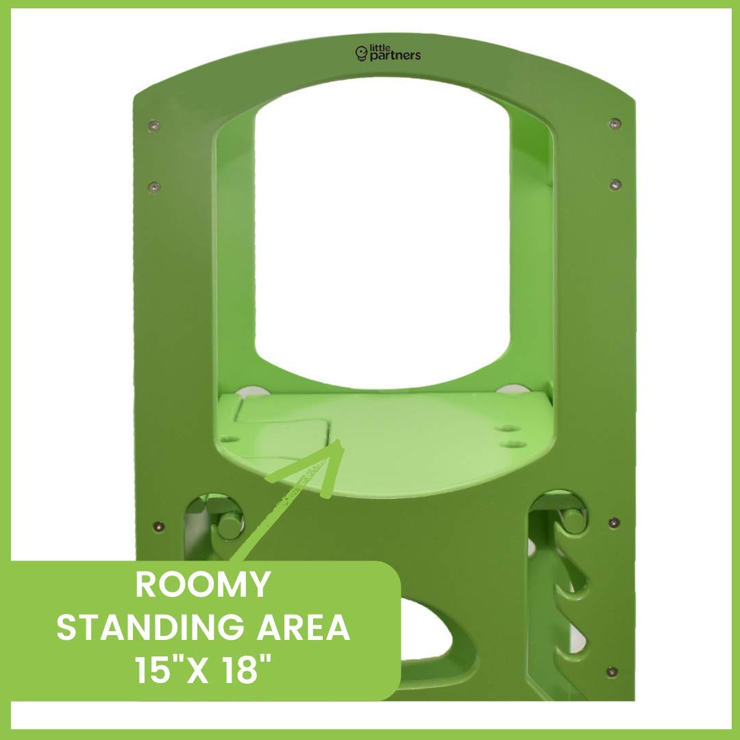 Little Partners New Kids Learning Tower Child Kitchen Helper Adjustable Height Step Stool