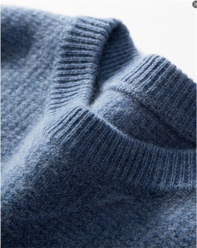 Men' O-Neck Sweaters Cashmere Sweater Loose Knit Jumper Business Casual Jacquards Pullover Tops Flower EN8 M4