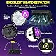 VAYALT 100W LED Schwarzlicht Strahler, 2 Stück LED UV Strahler Party 395-405nm, IP66 Wasserdicht Schwarzlichtlampe mit Stecker, UV Licht für Disco, Glow Party, Party Zubehör, Halloween Deko