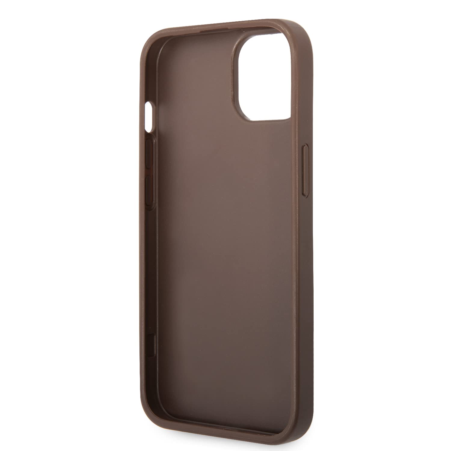 GUESS GUHCP15S4GMGBR Custodia rigida per iPhone 15 6.1", logo Big Metal