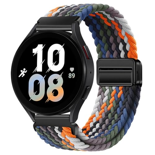 SamsungおよびHuaweiスマートウォッチ用ナイロン編み伸縮性ループストラップ、Redmi Watch 5、20、22mm折りたたみバックル、35、20mm