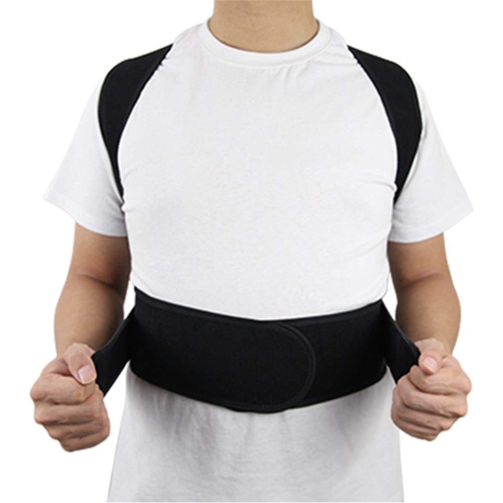 Corrector de postura de espalda para adultos, soporte lumbar para hombro, soporte para el cuidado de la salud, corsé para la espalda (tamaño: XXXXL)