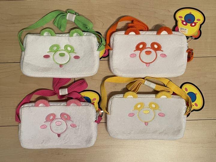 Amazon.co.jp: AAA え?パンダ フェイスモバイルポーチ 4点セット 