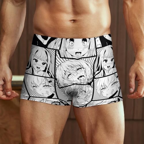 Niapessel Men's Boxer Briefs, Men's Underwear Boxer Brief, Breathable Comfort Novelty Boxers Briefs for Men2