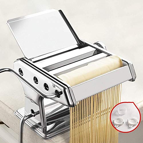 SPRINGHUA. Pasta Maschine Edelstahl Nudel Presse manuelle Nudelhersteller Haushalt Klein Multifunktionale… – Bild 3