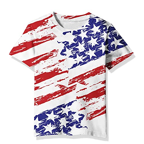Image of Linnhoy Kids 3D Print Fashion Graphic T-Shirts for Boys Girls 6-16 Years