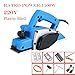 1100W/1200W/1600W Electric Planer, Powerful Wooden Handheld Copper Wire Wood Planer, Carpenter Woodworking DIY Power Tool Kits (Plastic Shell 1100w)