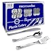 300 Silver Plastic Cutlery – Plastic Silverware - Disposable Silverware - Silver Plastic Flatware - Plastic Utensils – 100 Silver Plastic Forks, 100 Silver Plastic Spoons, 100 Silver Plastic Knives