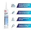 3M Marine Adhesive Sealant 5200 (06501) Permanent Bonding and Sealing for Boats and RVs Above and Below the Waterline Waterproof Repair, Tan, 10 fl oz Cartridge