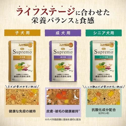 ★ニュートロ　シュプレモ　子犬用パウチ★35g×96袋！ ニュートロ シュプレモ 成犬用 ミニパウチ｜みんなのペット健康