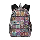 Dimensions : 32 x 17 x 45 cm. RPLIFE Sac à dos pour ordinateur portable Motif tournesols Pour homme, femme, adolescent, fille, Éléments décoratifs vintage, One Size