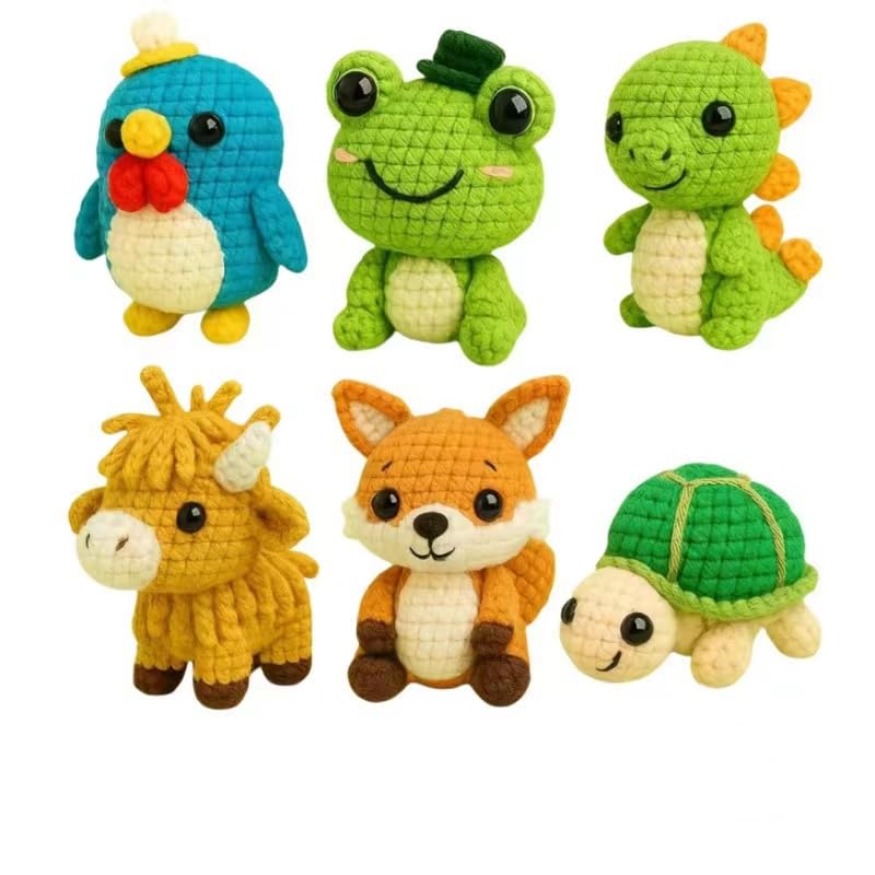 Beginner Crochet Kits - DIY Animal Craft Gift -1