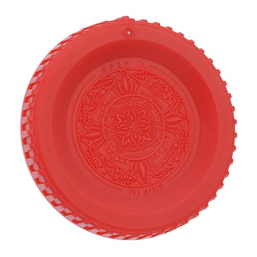 Fotodiox Red Designer Body Cap Compatible With Nikon F-Mount Cameras #TOP1