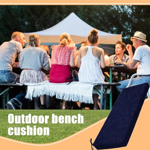 Coussin de banc d'extérieur antidérapant et imperméable pour terrasse