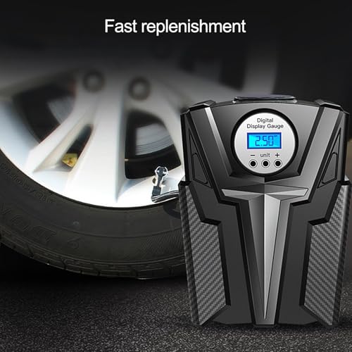 Compresseur air pneu gonfleur electrique portable auto moto camion léger