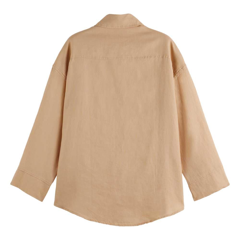 Scotch & Soda Linen Shirt T-Shirt Femme
